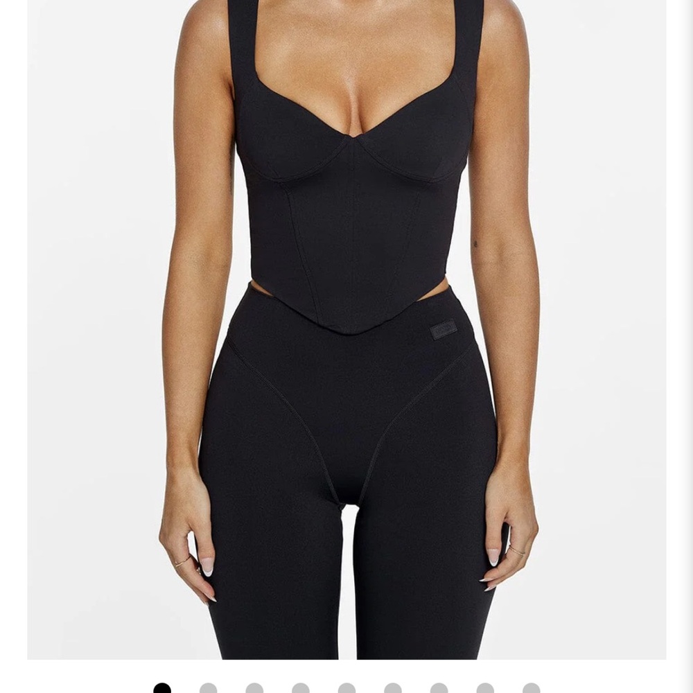 Black Nama Body Butter Corset Top